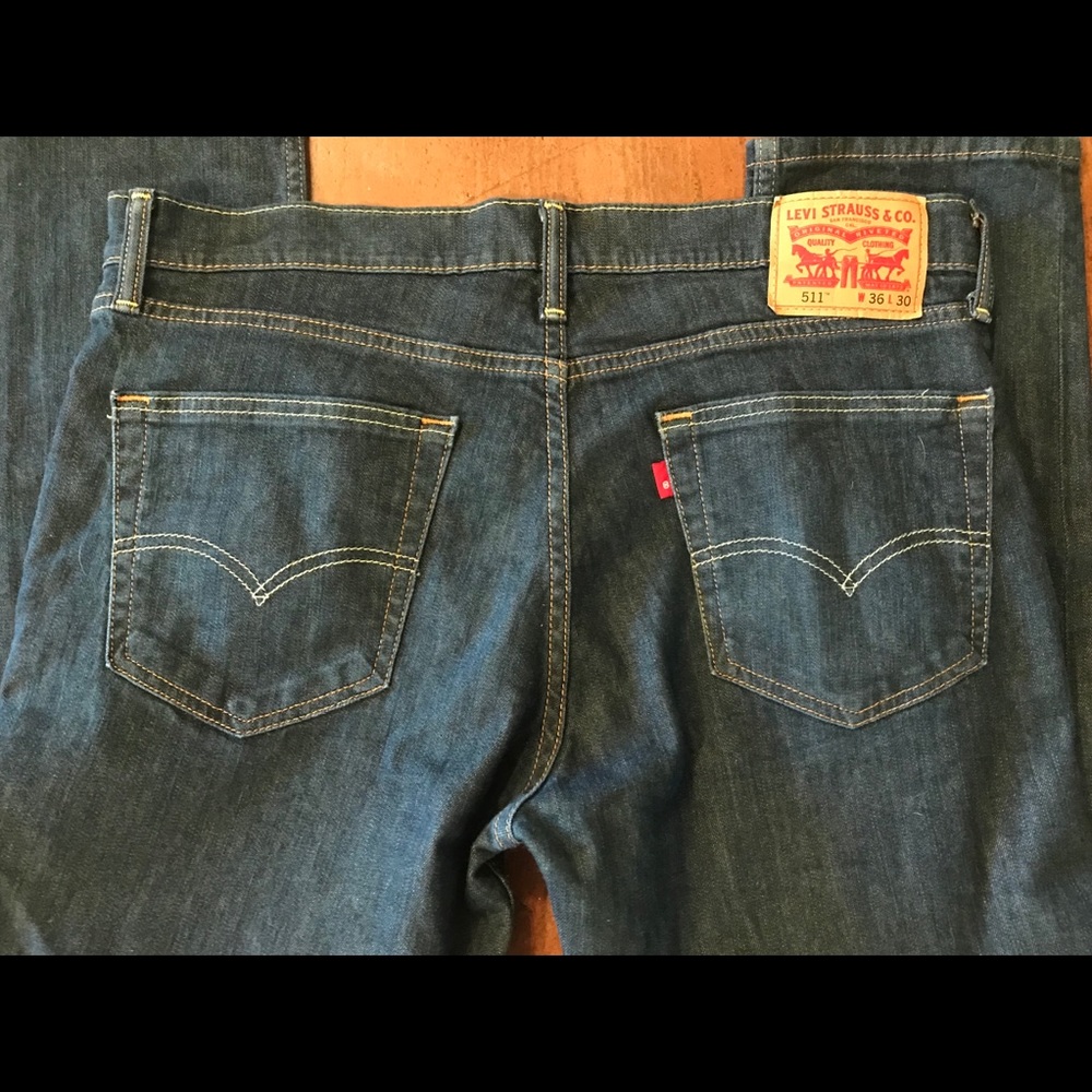 Levi’s 511 Slim/Skinny Fit Jeans 36/30